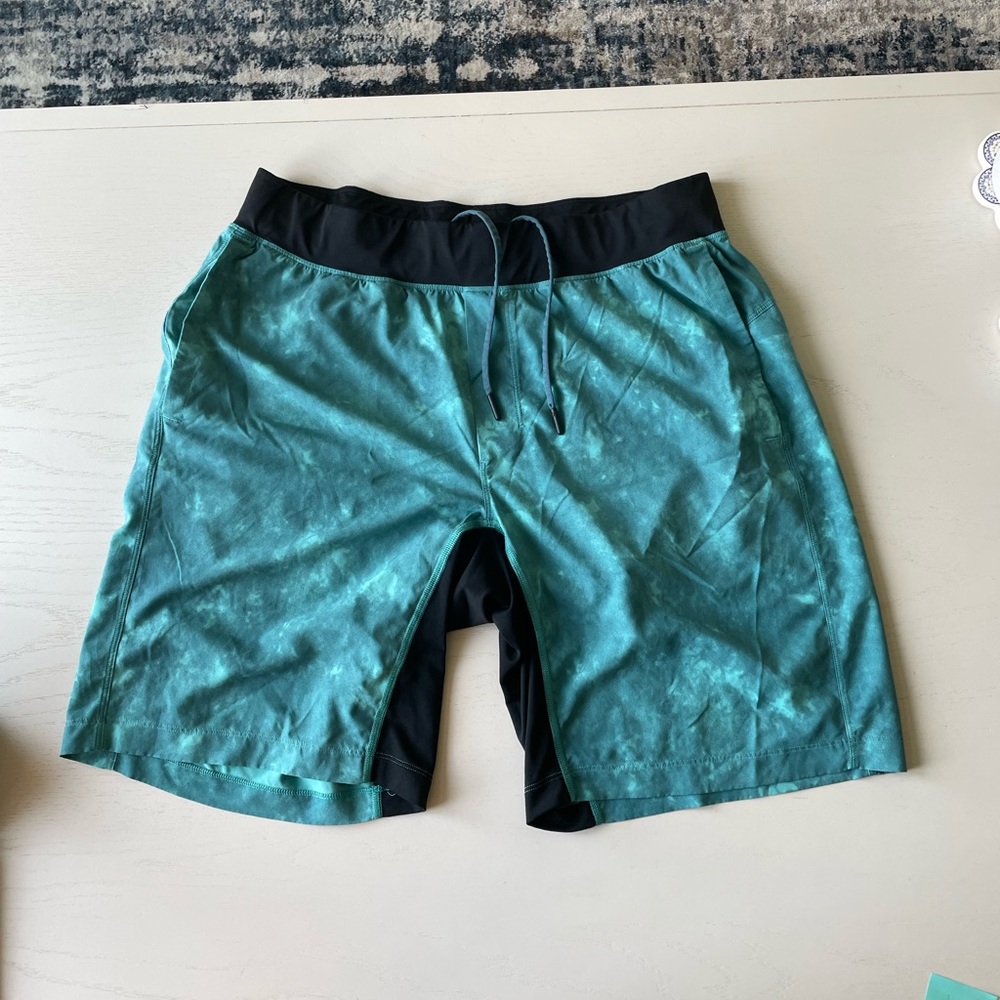Lululemon THE Linerless shorts 9” teal